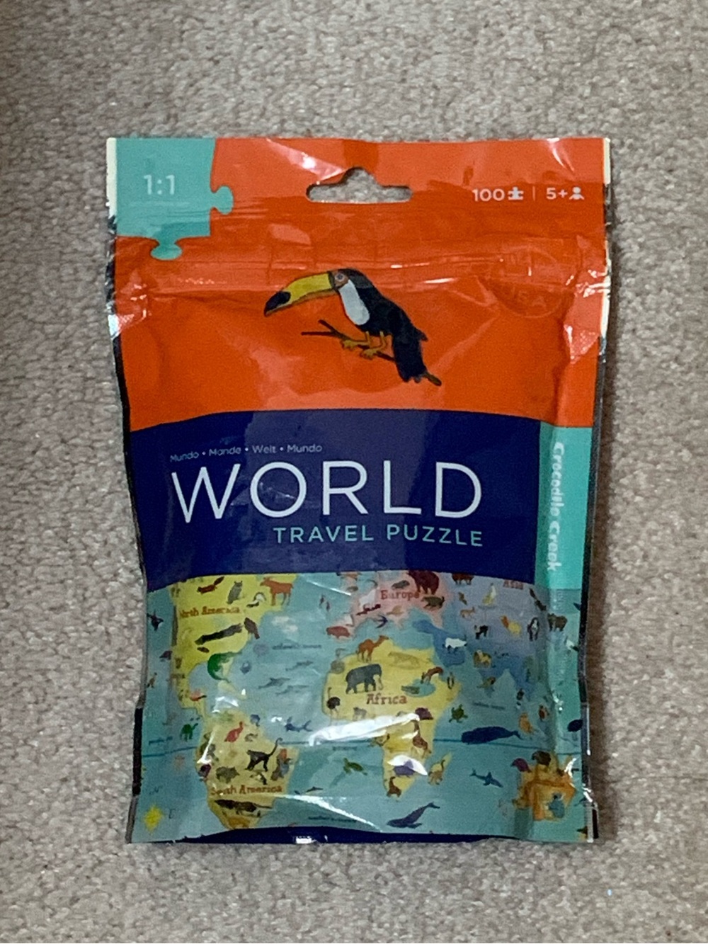 Crocodile Creek World Travel Puzzle